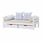 Couvercle de matelas pour 70 x 160 cm, hauteur 9 cm en sable Frappé