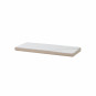 Couvercle de matelas pour 70 x 160 cm, hauteur 9 cm en sable Frappé