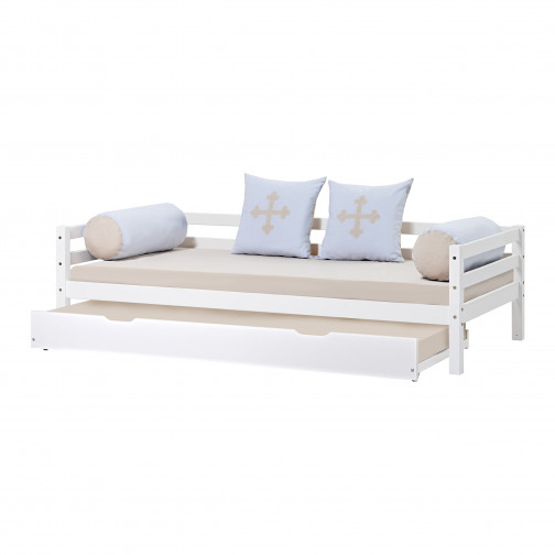 Couverture de matelas pour 90 x 200 cm, hauteur 9 cm dans le sable Frappé