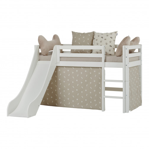 Couverture de matelas pour 70 x 160 cm, hauteur 9 cm dans le nuage d'argent