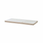 Couverture de matelas pour 90 x 200 cm, hauteur 9 cm dans le sable Frappé
