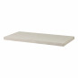 Couverture de matelas pour 90 x 200 cm, hauteur 9 cm dans le nuage d'argent