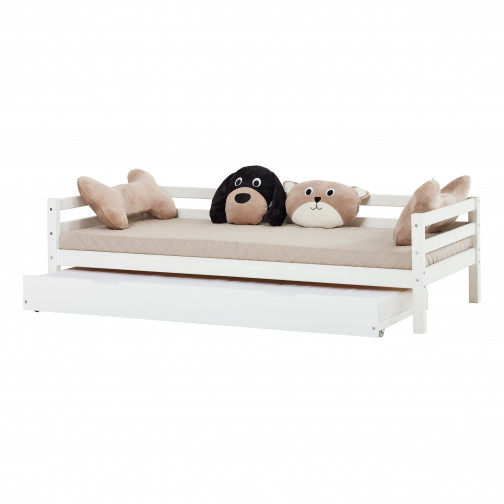 Couverture de matelas pour 90 x 200 cm, hauteur 9 cm dans le nuage d'argent