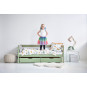 Couvercle de matelas pour 70 x 160 cm, hauteur 9 cm en blanc