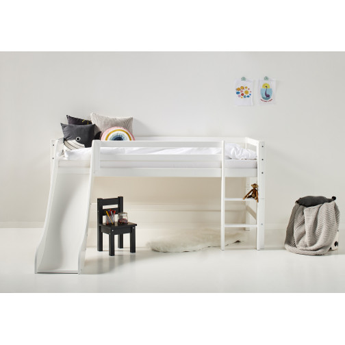 Couverture de matelas pour 90 x 200 cm, hauteur 9 cm en blanc