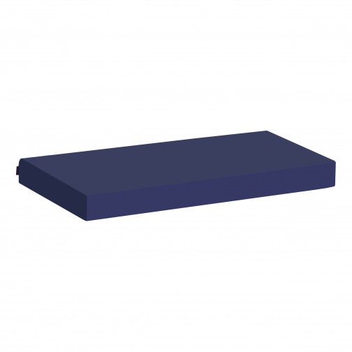 Couvercle de matelas pour 70 x 160 cm, hauteur 12 cm en bleu patriote