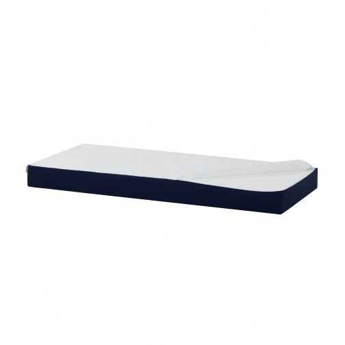 Couvercle de matelas pour 70 x 160 cm, hauteur 12 cm en bleu patriote