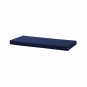 Couverture de matelas pour 90 x 200 cm, hauteur 12 cm en bleu patriote