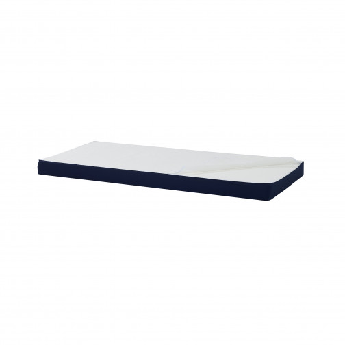Couverture de matelas pour 90 x 200 cm, hauteur 12 cm en bleu patriote