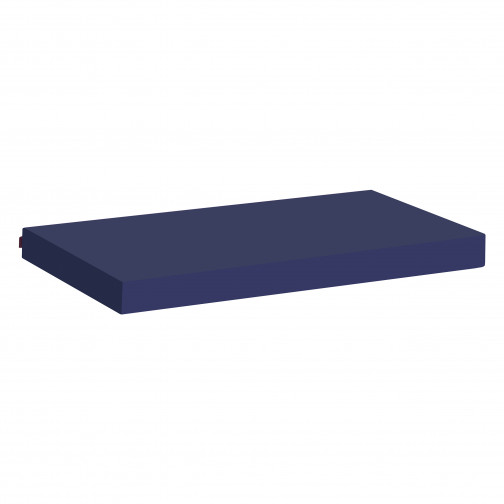 Couverture de matelas pour 90 x 200 cm, hauteur 12 cm en bleu patriote