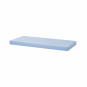 Couverture de matelas pour 90 x 200 cm, hauteur 12 cm en bleu cerulean