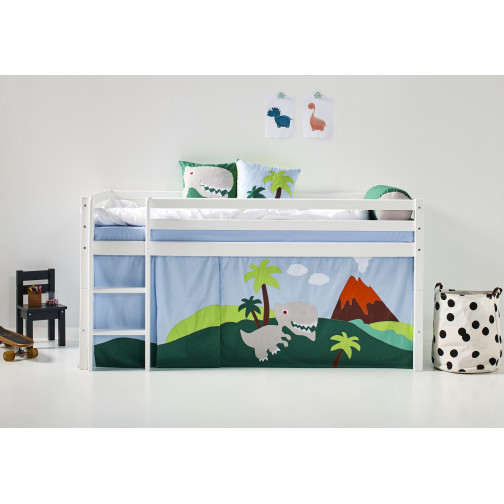 Couverture de matelas pour 90 x 200 cm, hauteur 12 cm en bleu cerulean