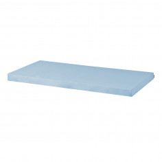 Couverture de matelas pour 90 x 200 cm, hauteur 12 cm en bleu de rêve bleu