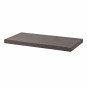 Couvercle de matelas pour 90 x 200 cm, hauteur 12 cm en granit gris