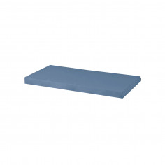Couvercle de matelas pour 70 x 160 cm, hauteur 12 cm en bleu orion