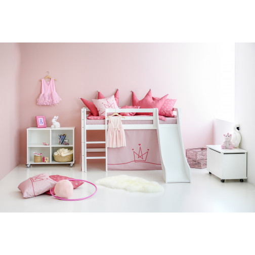 Couverture de matelas pour 70 x 160 cm, hauteur 12 cm de rose pâle