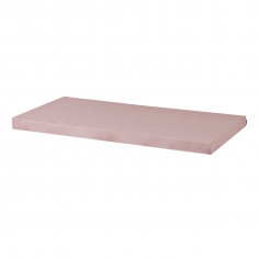 Couverture de matelas pour 90 x 200 cm, hauteur 12 cm de rose pâle