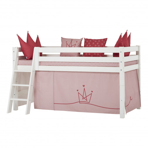 Couverture de matelas pour 90 x 200 cm, hauteur 12 cm de rose pâle