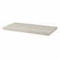Housse de matelas pour 90 x 200 cm, hauteur 12 cm dans le nuage d'argent