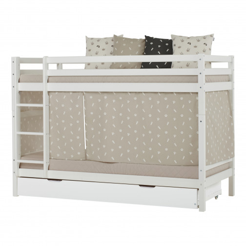 Housse de matelas pour 90 x 200 cm, hauteur 12 cm dans le nuage d'argent