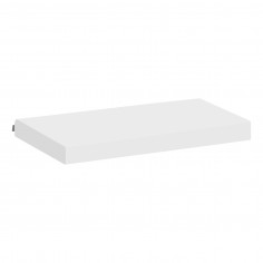 Couverture matelas pour 70 x 160 cm, hauteur 12 cm en blanc