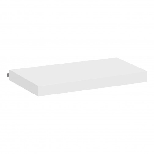 Couverture matelas pour 70 x 160 cm, hauteur 12 cm en blanc