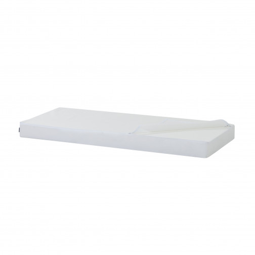 Couverture matelas pour 70 x 160 cm, hauteur 12 cm en blanc