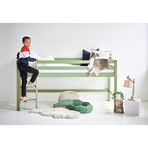 Couverture de matelas pour 90 x 200 cm, hauteur 12 cm en blanc