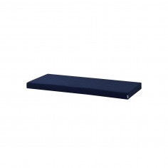 Couvercle matelas matelassé pour 70 x 160 cm, hauteur 9 cm en bleu patriote