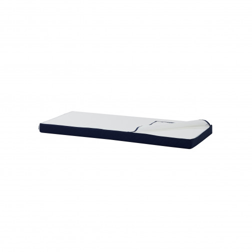 Couvercle matelas matelassé pour 70 x 160 cm, hauteur 9 cm en bleu patriote