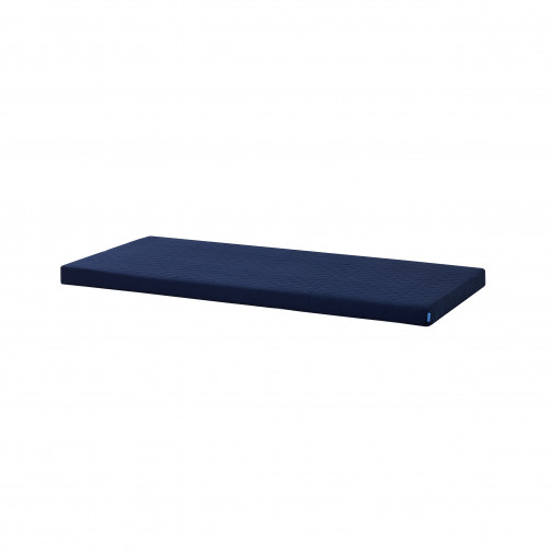 Couvercle matelas matelassé pour 90 x 200 cm, hauteur 9 cm en bleu patriote