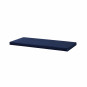 Couvercle matelas matelassé pour 90 x 200 cm, hauteur 9 cm en bleu patriote