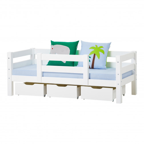 Couvercle matelas matelassé pour 70 x 160 cm, hauteur 9 cm en bleu cerulean