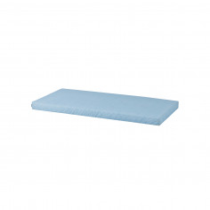 Couvercle matelas matelassé pour 70 x 160 cm, hauteur 9 cm en bleu de rêve bleu