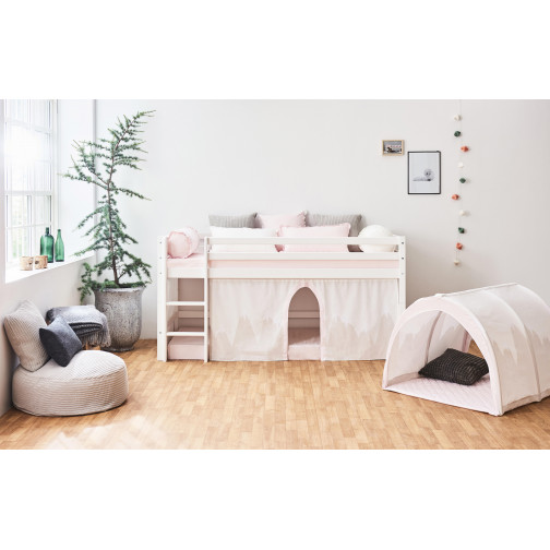 Couverture matelassée matelassée pour 90 x 200 cm, hauteur 9 cm à Maçeu Morn Rose