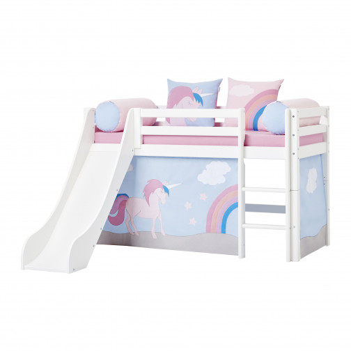 Couvercle matelas matelassé pour 70 x 160 cm, hauteur 9 cm à Fuchsia rose