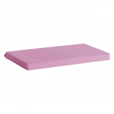 Couverture matelassée matelassée pour 90 x 200 cm, hauteur 9 cm à Fuchsia rose