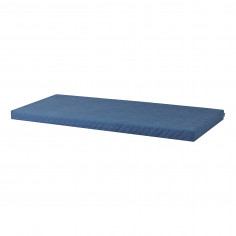 Couvercle matelas matelassé pour 90 x 200 cm, hauteur 9 cm en bleu orion