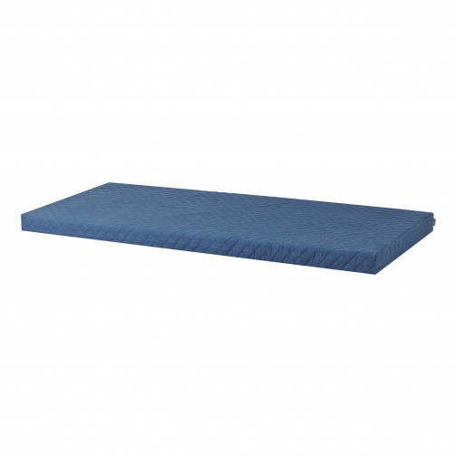 Couvercle matelas matelassé pour 90 x 200 cm, hauteur 9 cm en bleu orion