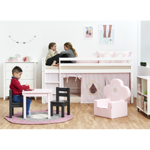 Couverture matelassée matelassée pour 90 x 200 cm, hauteur 9 cm dans le sable Frappé