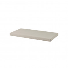 Couvercle matelas matelassé pour 70 x 160 cm, hauteur 9 cm dans le nuage d'argent