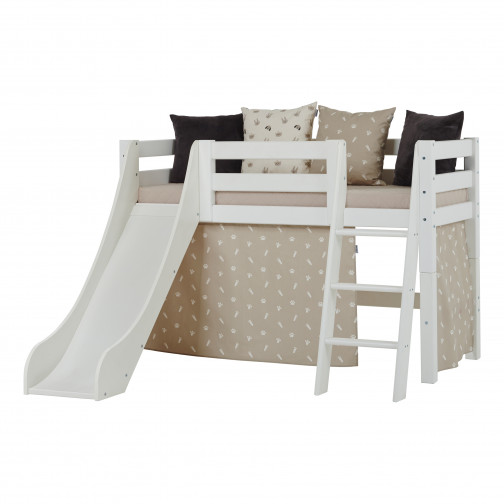 Couvercle matelas matelassé pour 70 x 160 cm, hauteur 9 cm dans le nuage d'argent