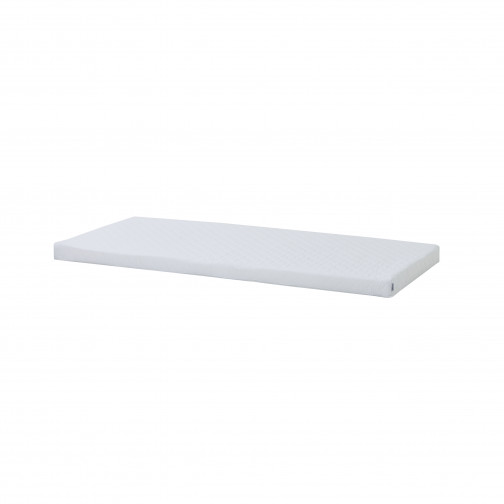 Couvercle matelas matelassé pour 90 x 200 cm, hauteur 9 cm en blanc