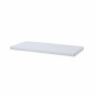 Couvercle matelas matelassé pour 90 x 200 cm, hauteur 9 cm en blanc