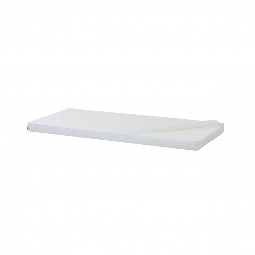 Couvercle matelas matelassé pour 90 x 200 cm, hauteur 9 cm en blanc