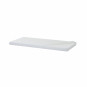 Couvercle matelas matelassé pour 90 x 200 cm, hauteur 9 cm en blanc