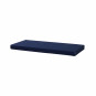 Couvercle matelas matelassé pour 90 x 200 cm, hauteur 12 cm en bleu patriote