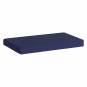 Couvercle matelas matelassé pour 90 x 200 cm, hauteur 12 cm en bleu patriote