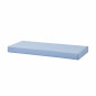 Couvercle matelas matelassé pour 70 x 160 cm, hauteur 12 cm en bleu cerulean