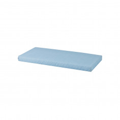 Couvercle matelas matelassé pour 70 x 160 cm, hauteur 12 cm en bleu de rêve bleu